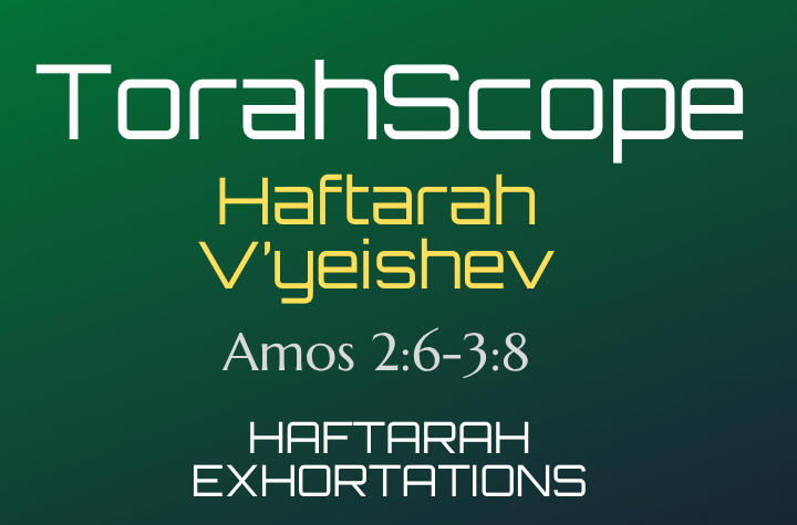 Haftarah V’yeishev - Amos 2:6-3:8