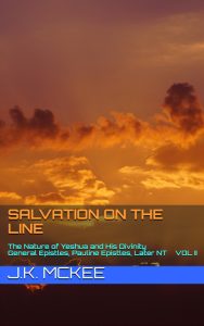 Salvation on the Line, Volume II: The Nature of Yeshua and His Divinity–General Epistles, Pauline Epistles, & Later New Testament (book cover)
