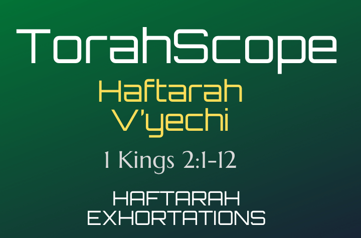 Haftarah V’yechi - 1 Kings 2:1-12