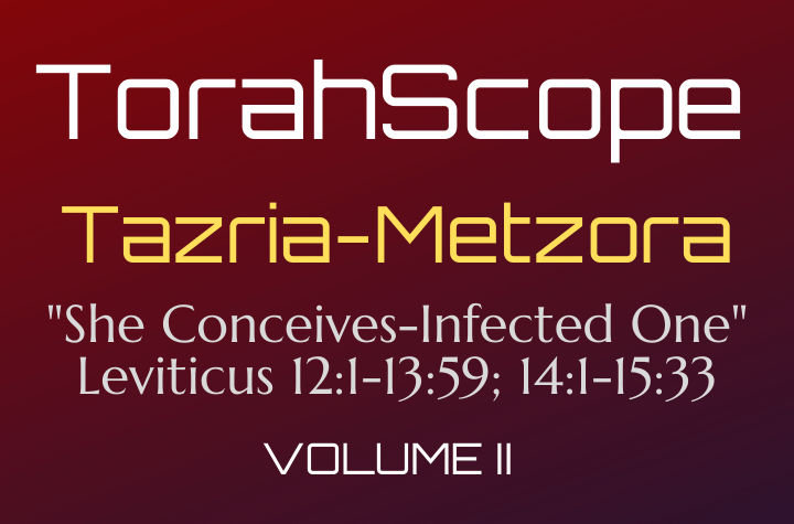 TorahScope Tazria-Metzora - Leviticus 12:1-13:59; 14:1-15:33