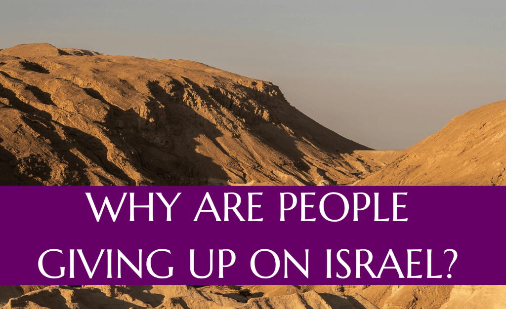 Why Are People Giving Up on Israel? - March 2024 Outreach Israel News