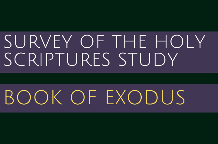 Book of Exodus - Survey of the Holy Scriptures Study